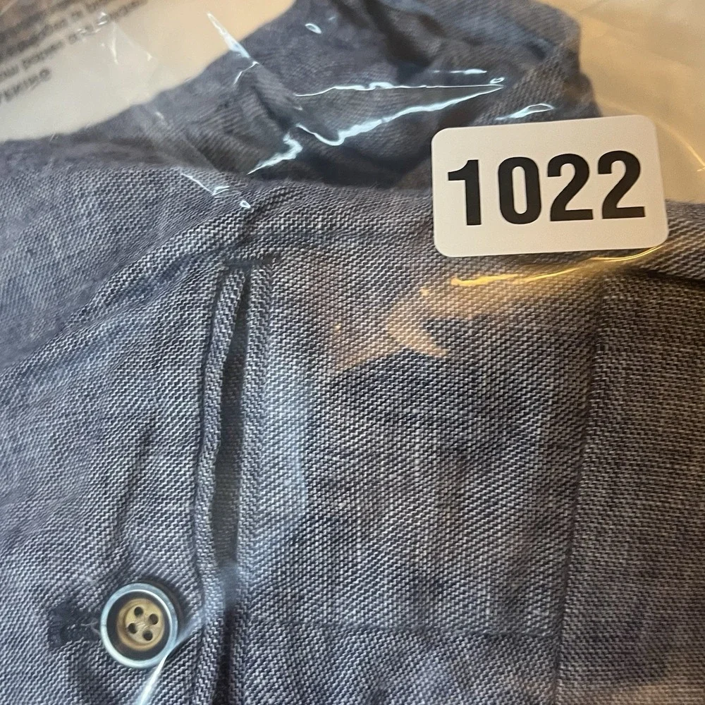 Baird McNutt Pants Mens 34x30 Gray 100% Linen Murano Zac Classic Fit Preppy